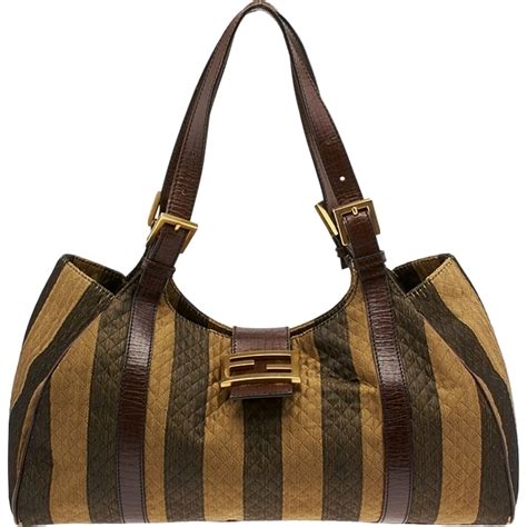 fendi pequin handbag|real fendi baguette.